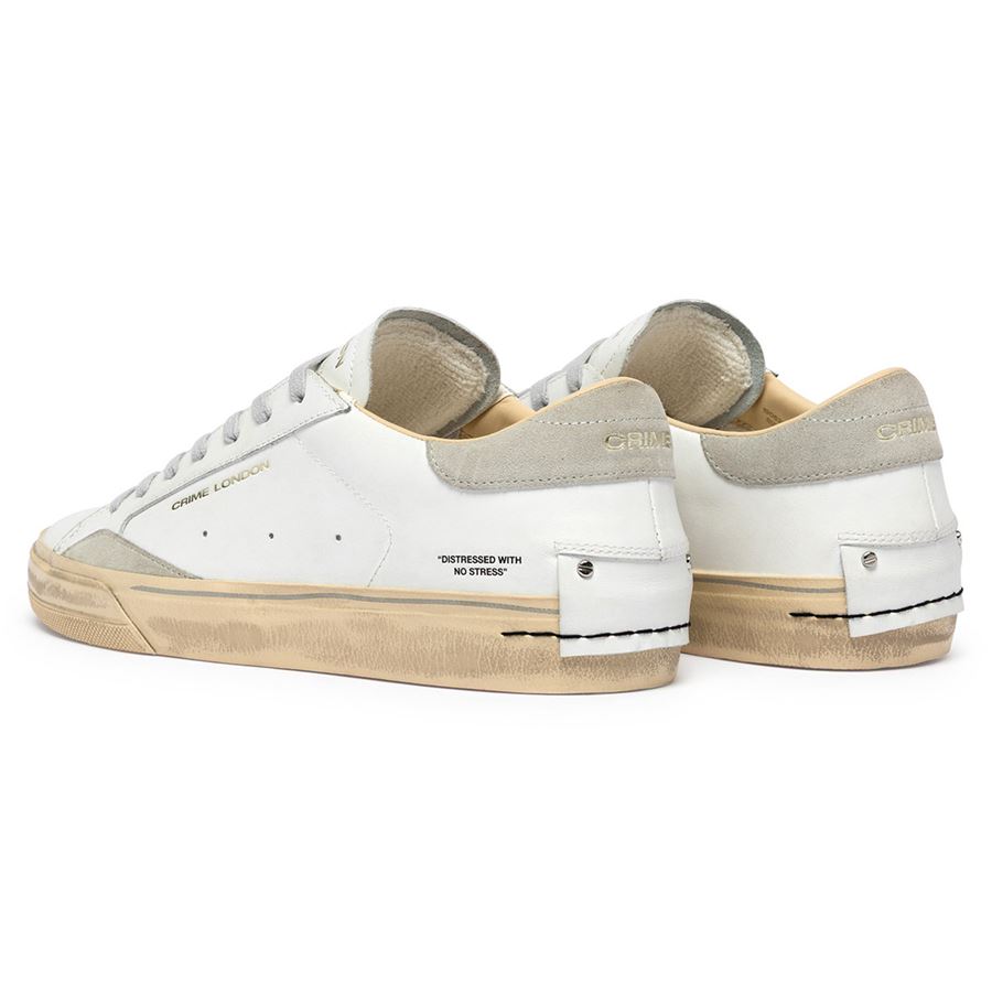 Distressed 2.0 Light Grey sneakers da uomo Crime London | 19053PP810